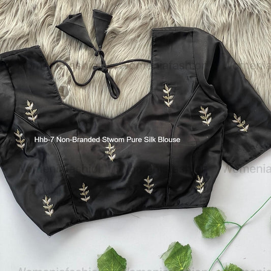 Hhb-7 Non-Branded Stwom Pure Silk Blouse