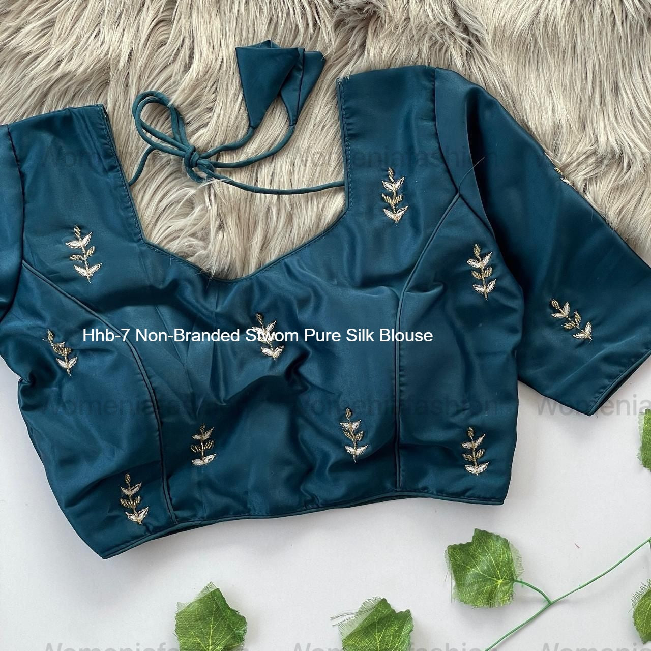 Hhb-7 Non-Branded Stwom Pure Silk Blouse