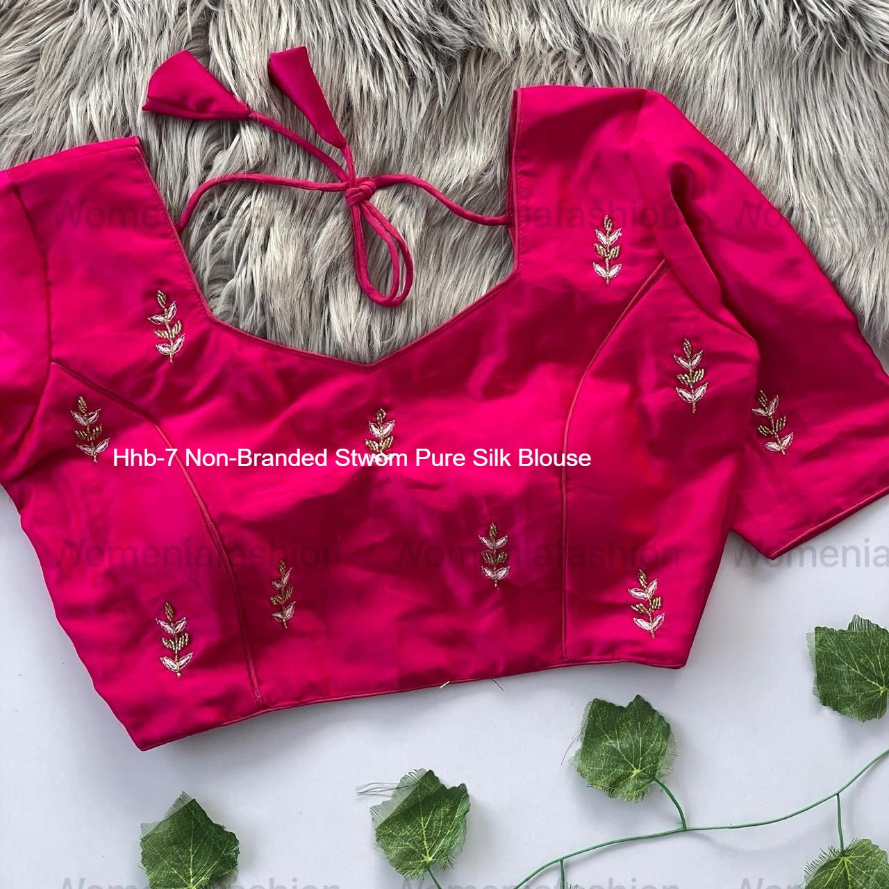 Hhb-7 Non-Branded Stwom Pure Silk Blouse