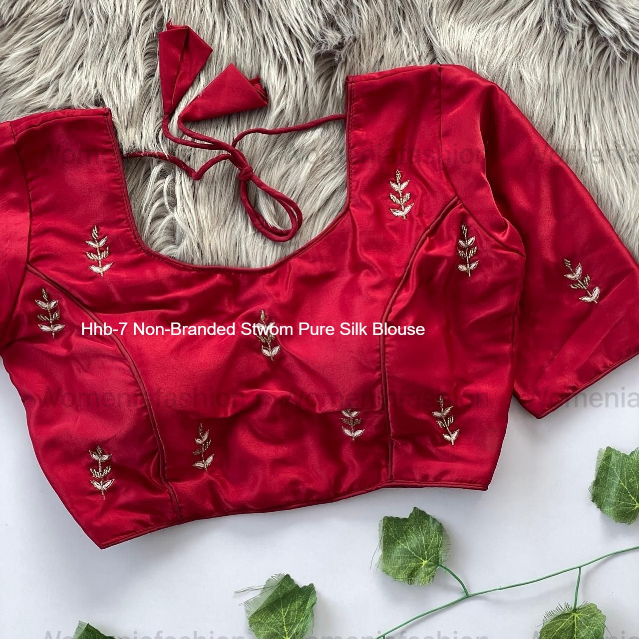 Hhb-7 Non-Branded Stwom Pure Silk Blouse