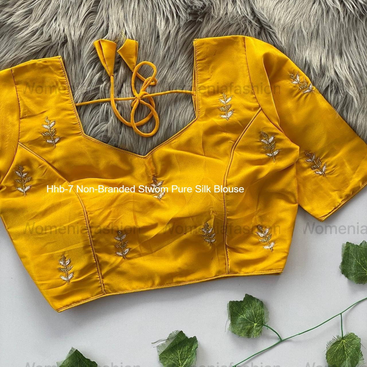 Hhb-7 Non-Branded Stwom Pure Silk Blouse