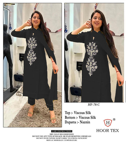 Ht-78C Hoor Tex Silk Pakistani Readymade Suits