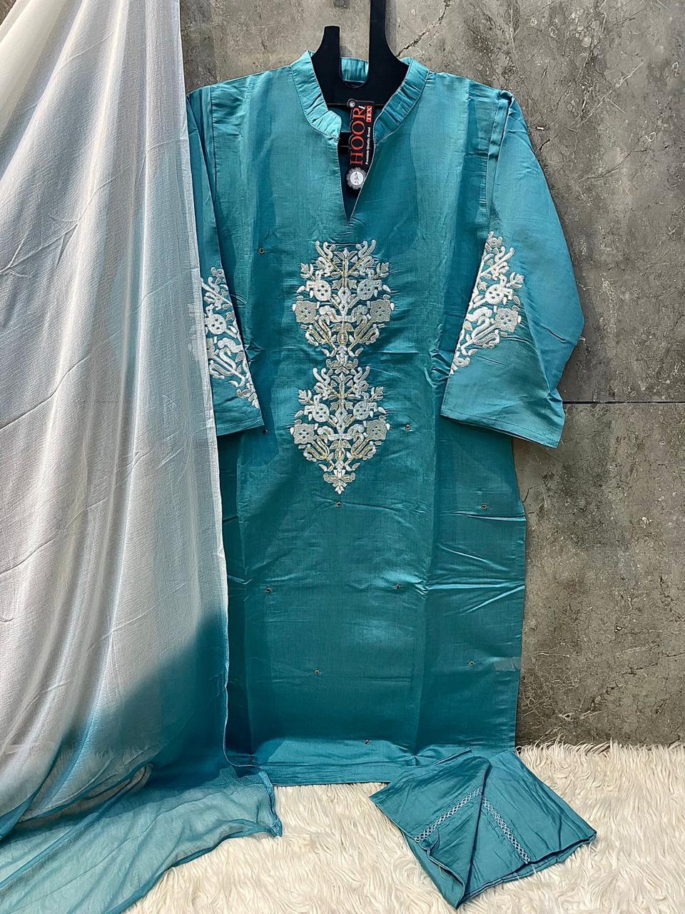 Ht-78D Hoor Tex Silk Pakistani Readymade Suits