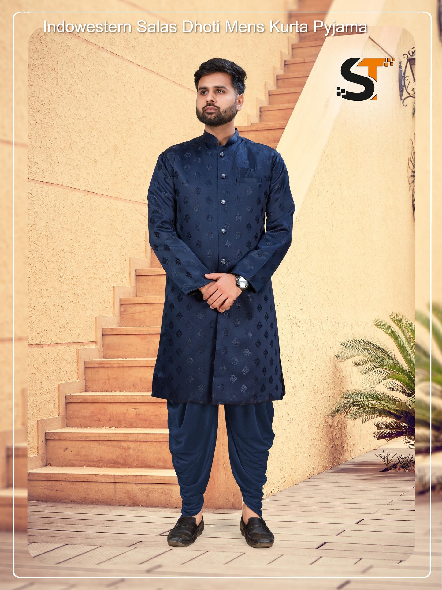 Indowestern Salas Dhoti Mens Kurta Pyjama