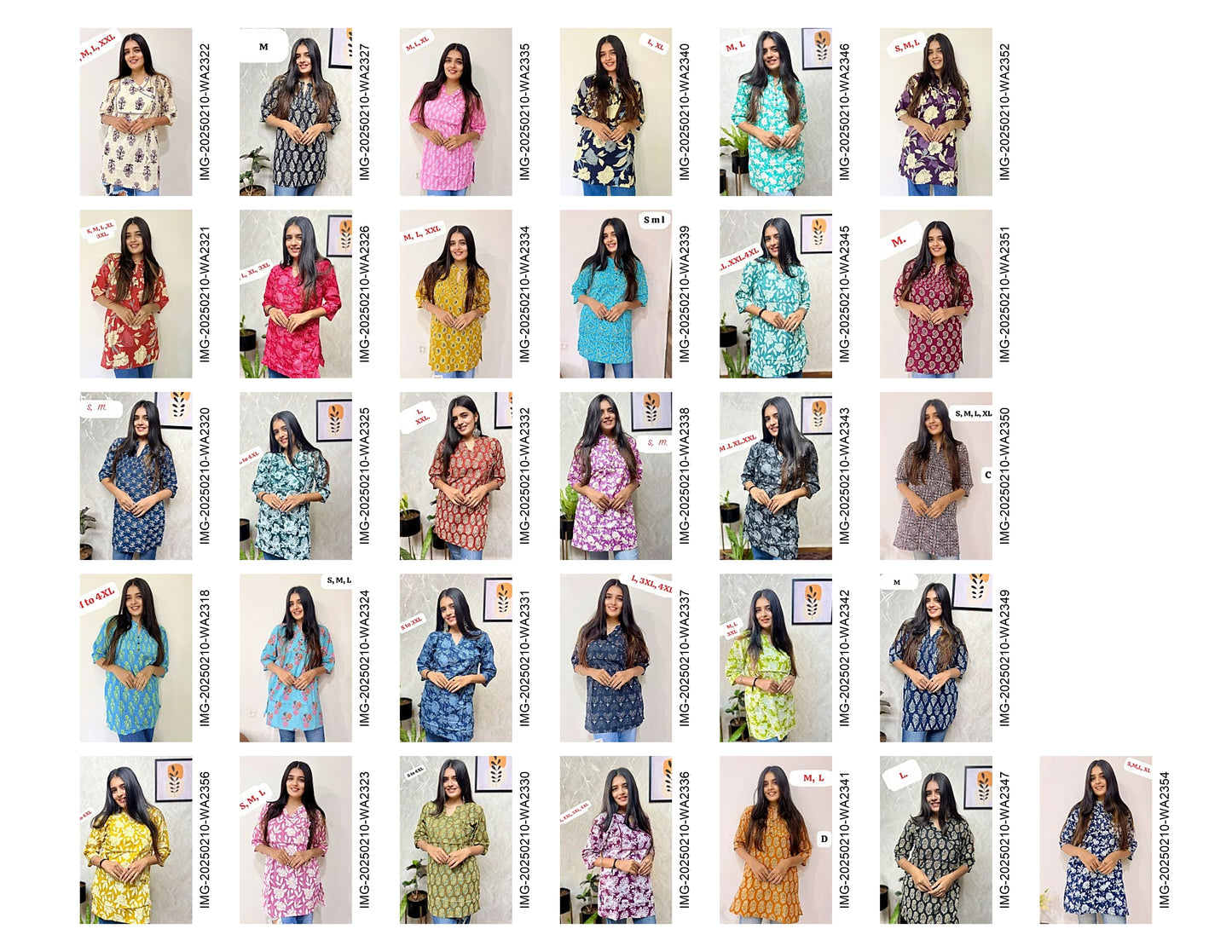Jaipuri Print Non-Branded Stpmr Cotton Short Kurti
