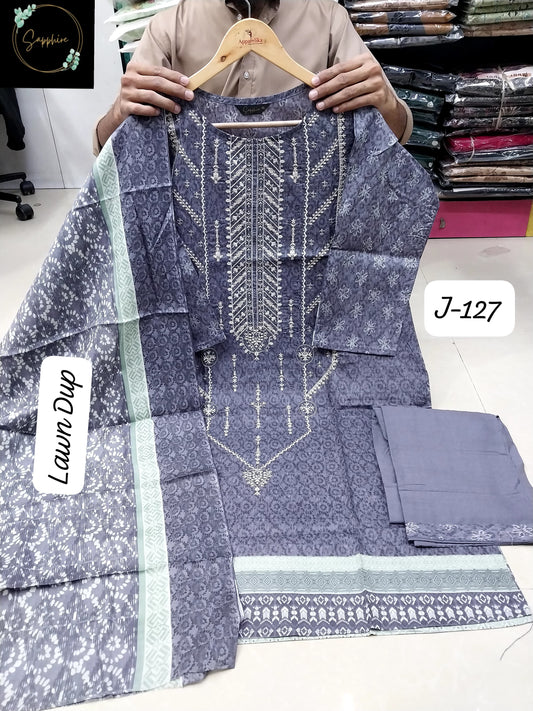 Jazmin Vol 127 Violet Sapphire Embroidery Pakistani Readymade Suits