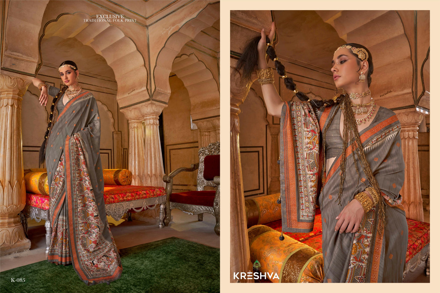 K-085 Sannari Kreshva Viscose Sarees