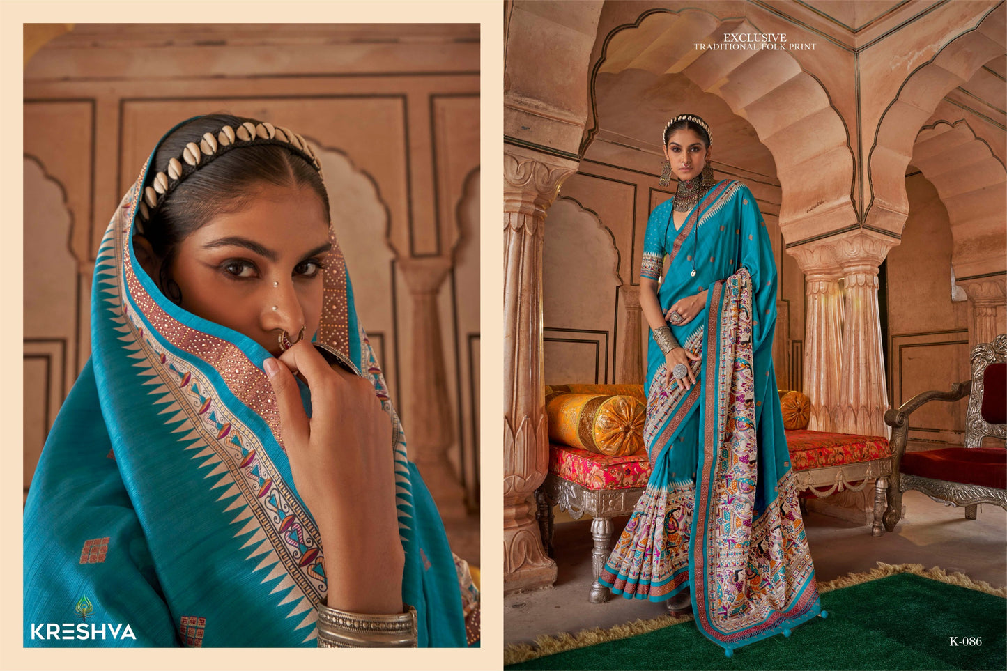 K-086 Sannari Kreshva Viscose Sarees
