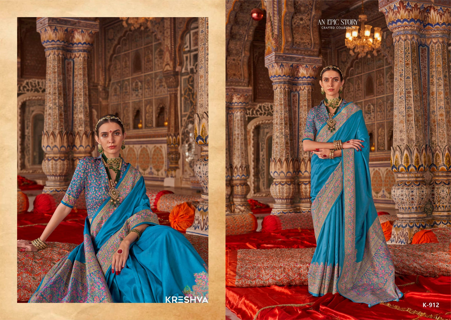 K-912 Roopvati Kreshva Pv Silk Sarees