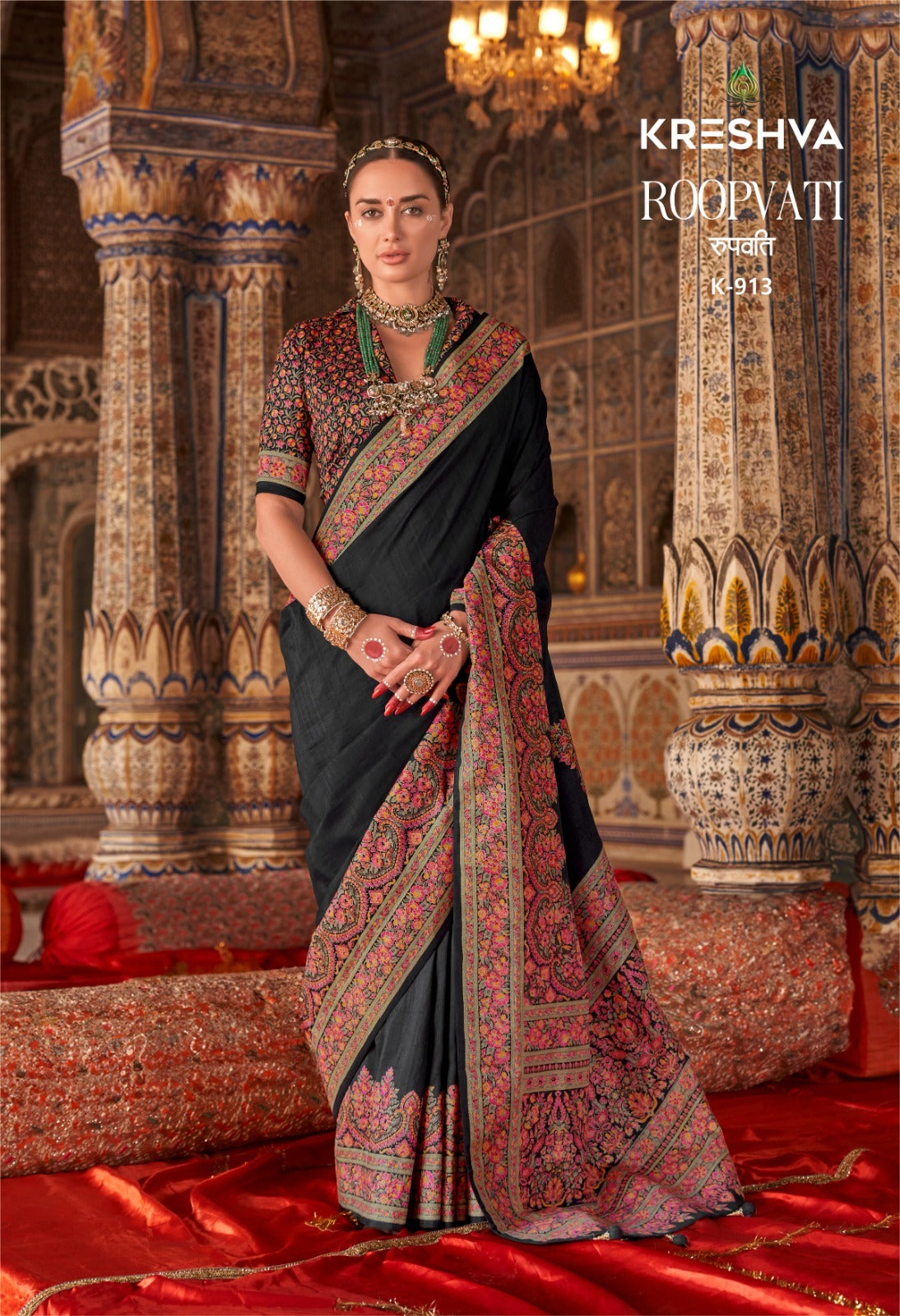 K-913 Roopvati Kreshva Pv Silk Sarees