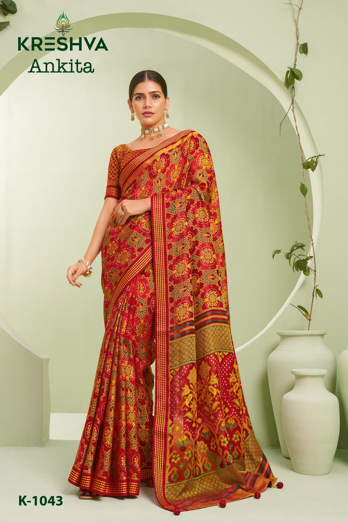 K1043 Ankita Kreshva Georgette Sarees