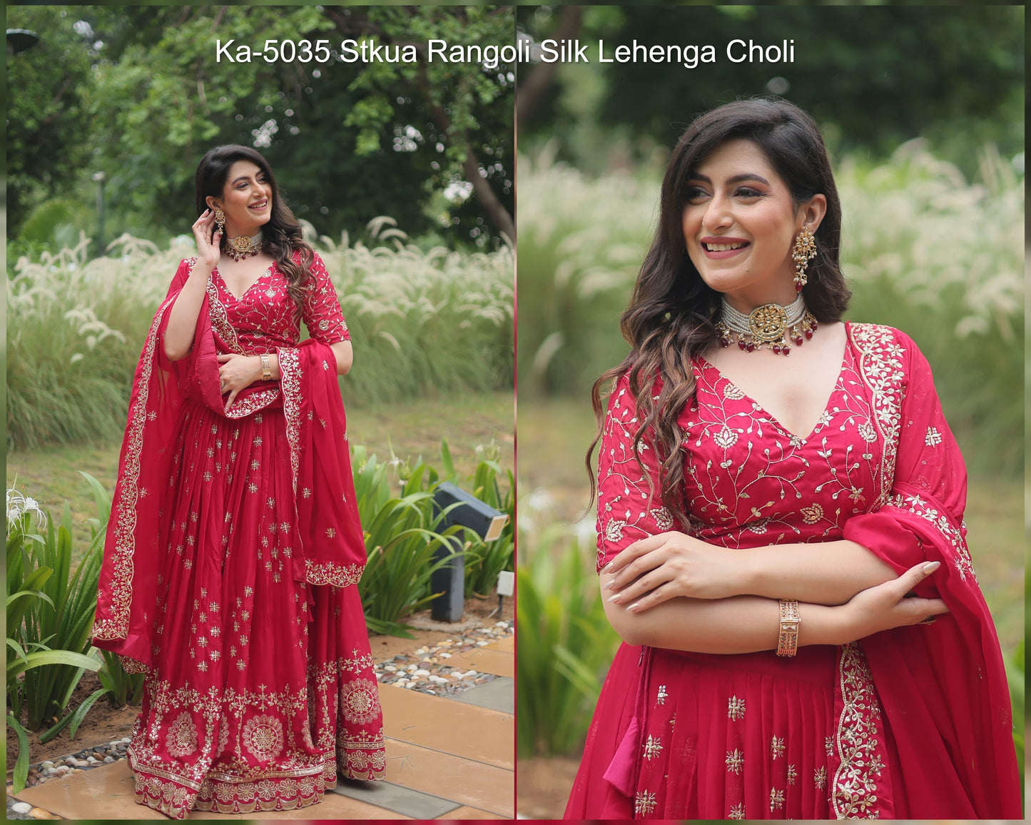 Ka-5035 Stkua Rangoli Silk Lehenga Choli