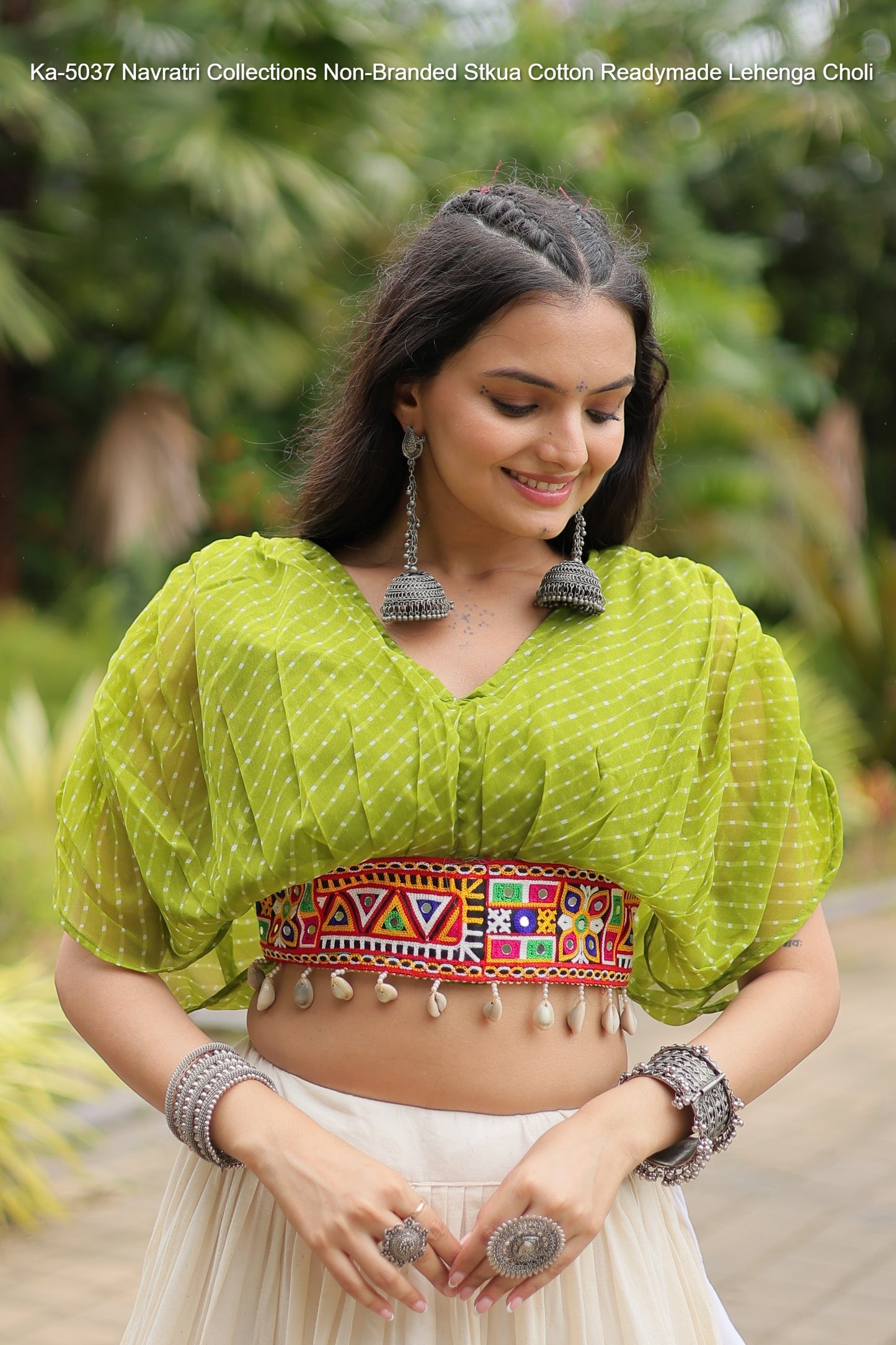 Ka-5037 Navratri Collections Non-Branded Stkua Cotton Readymade Lehenga Choli