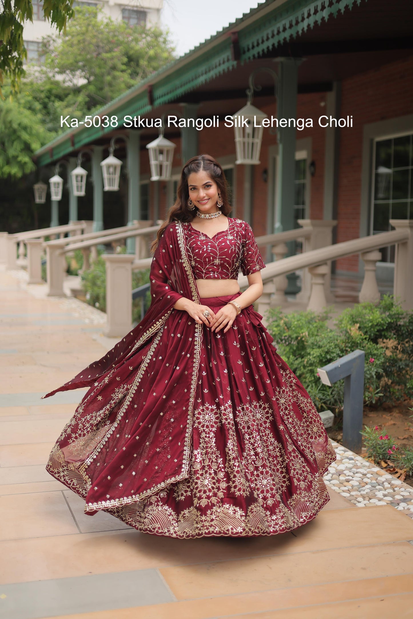 Ka-5038 Stkua Rangoli Silk Lehenga Choli