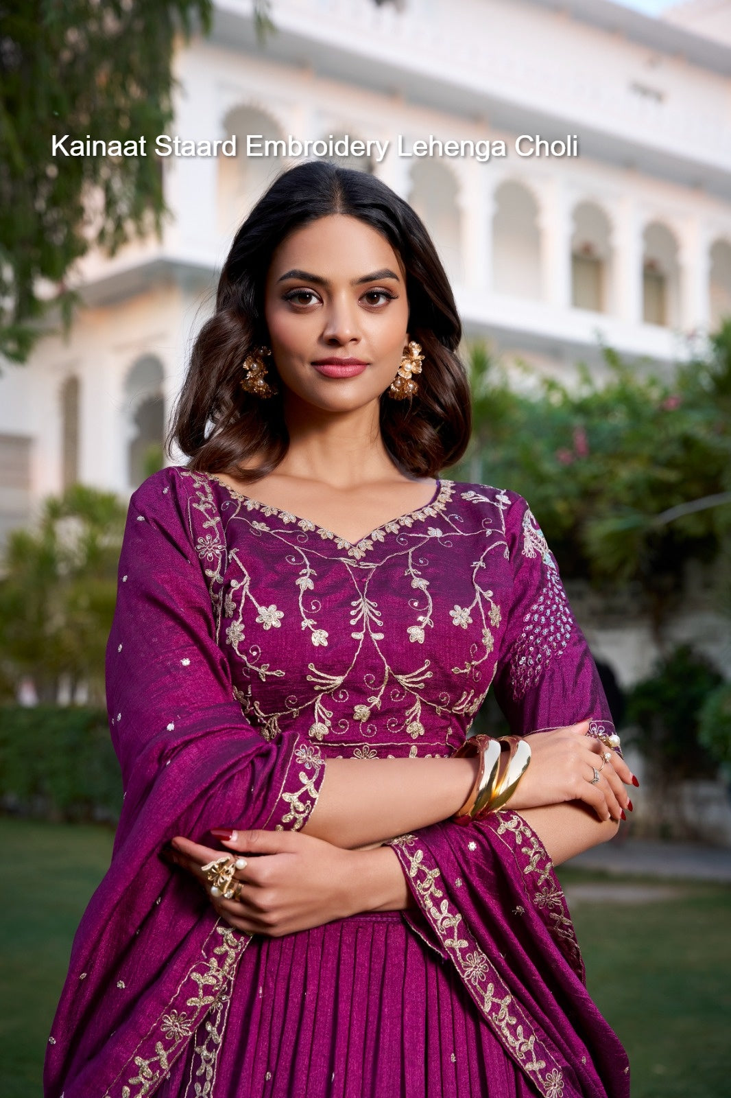 Kainaat Staard Embroidery Lehenga Choli