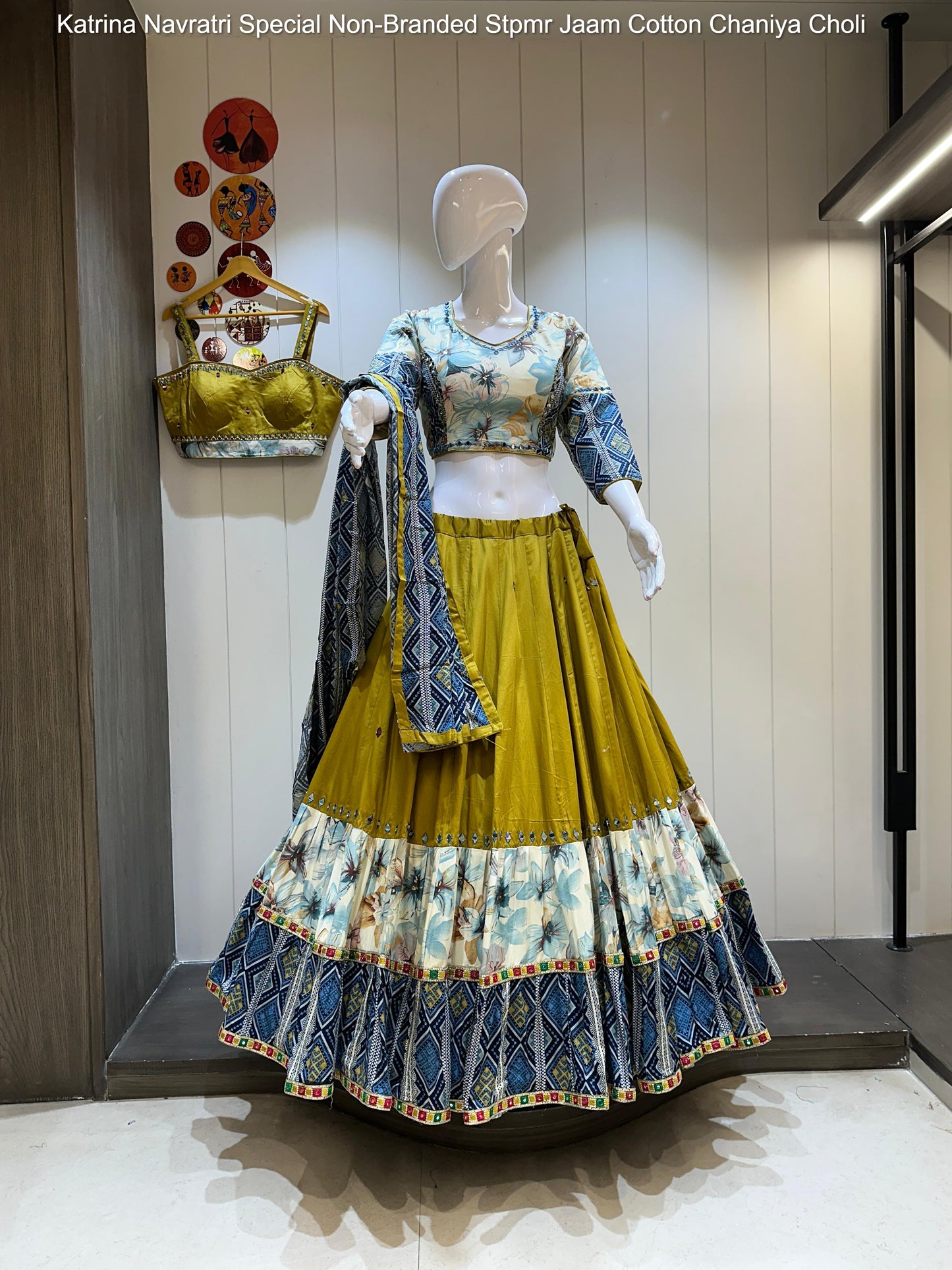 Katrina Navratri Special Non-Branded Stpmr Jaam Cotton Chaniya Choli