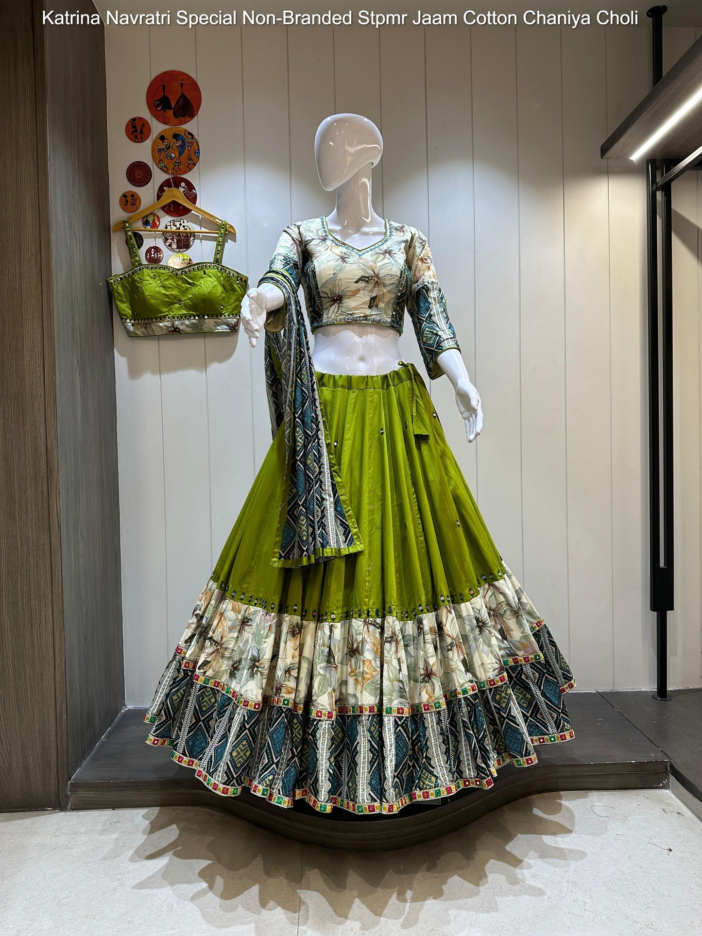 Katrina Navratri Special Non-Branded Stpmr Jaam Cotton Chaniya Choli