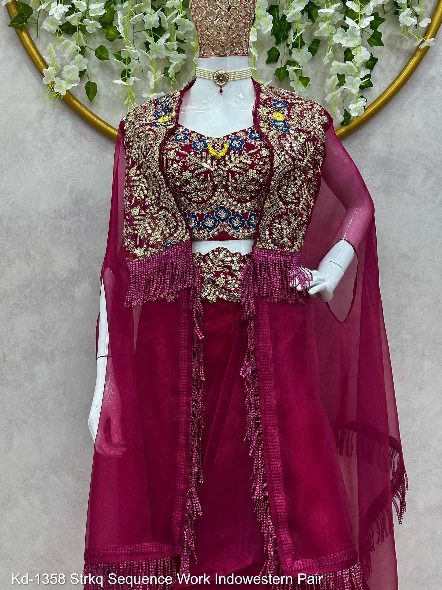 Kd-1358 Strkq Sequence Work Indowestern Pair