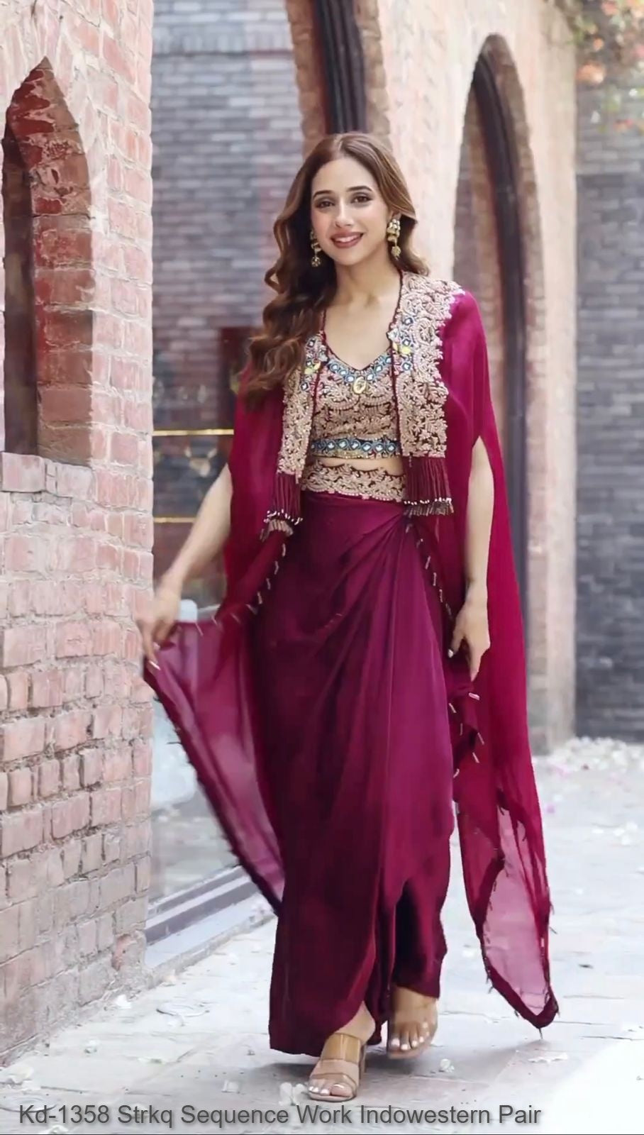 Kd-1358 Strkq Sequence Work Indowestern Pair