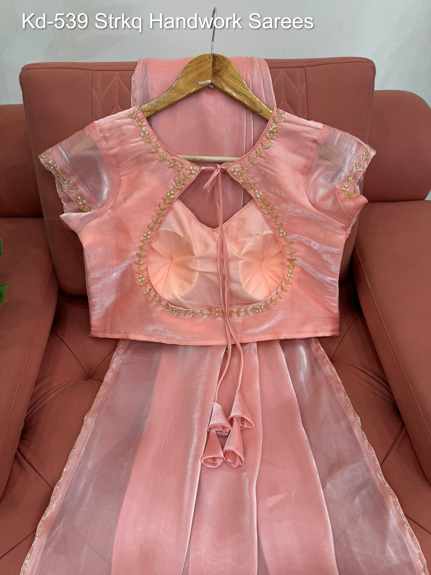 Kd-539 Strkq Handwork Sarees