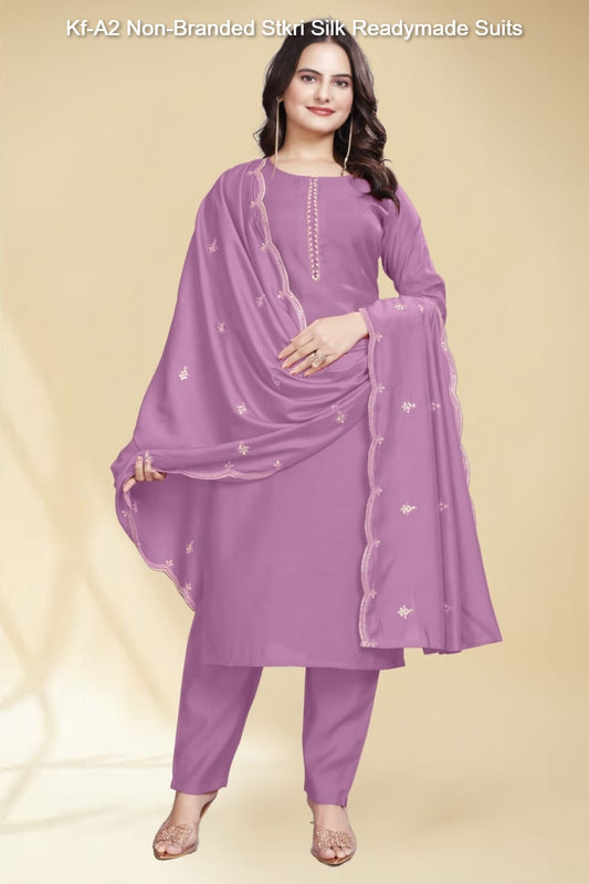 Kf-A2 Non-Branded Stkri Silk Readymade Suits