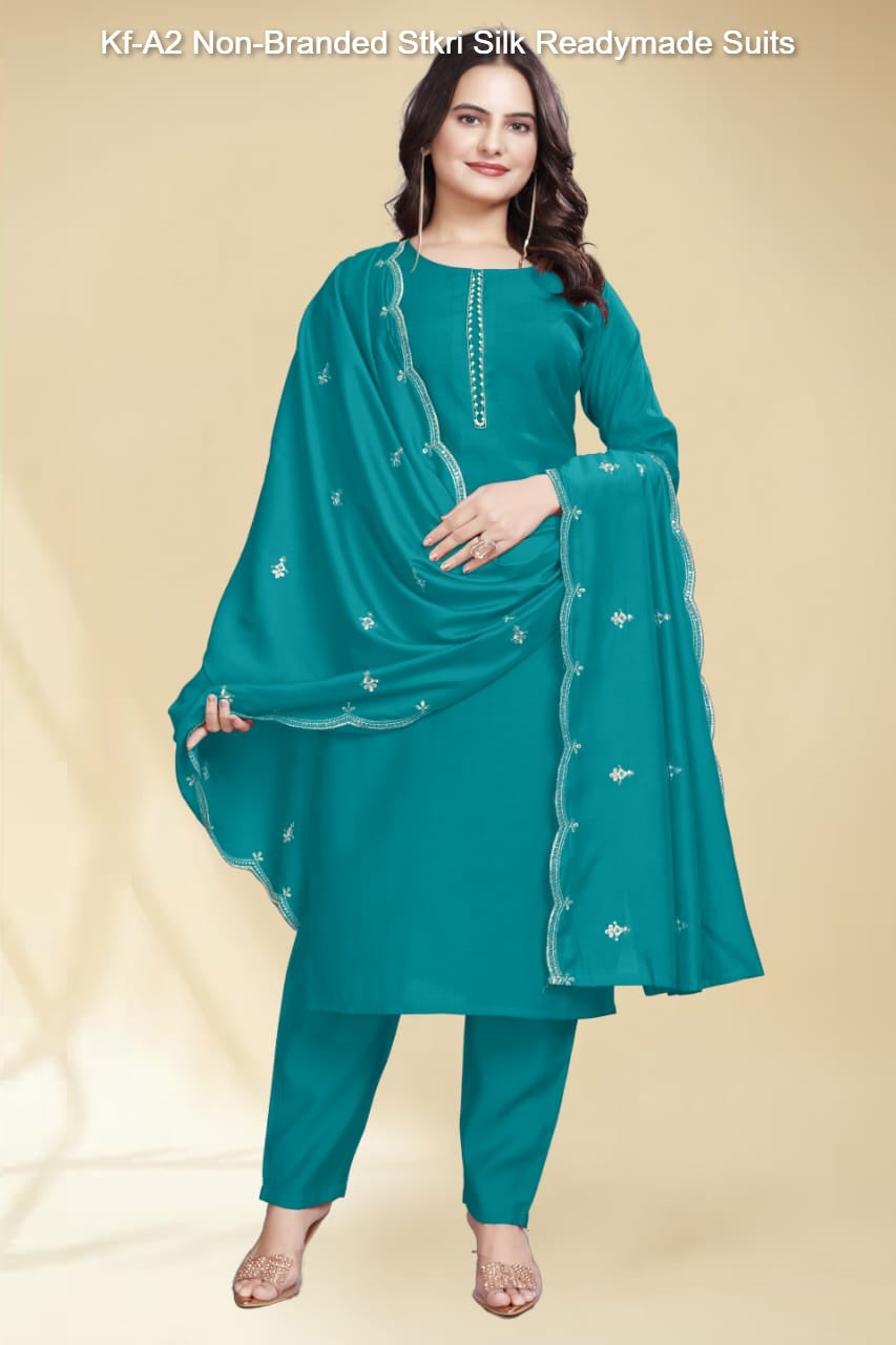 Kf-A2 Non-Branded Stkri Silk Readymade Suits