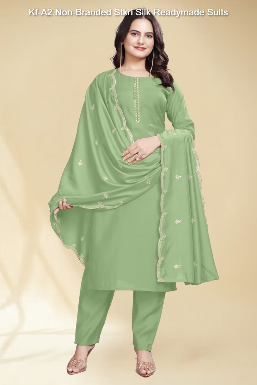 Kf-A2 Non-Branded Stkri Silk Readymade Suits