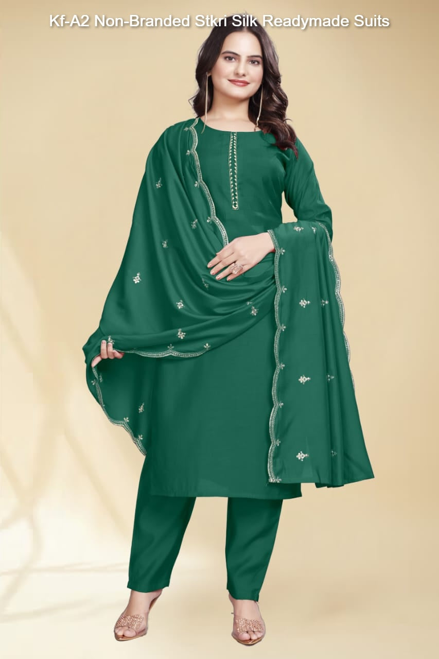 Kf-A2 Non-Branded Stkri Silk Readymade Suits