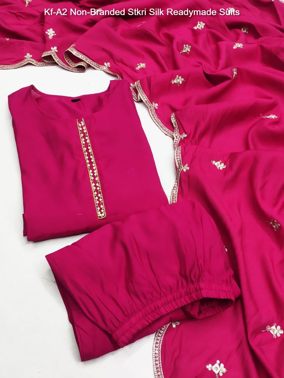 Kf-A2 Non-Branded Stkri Silk Readymade Suits