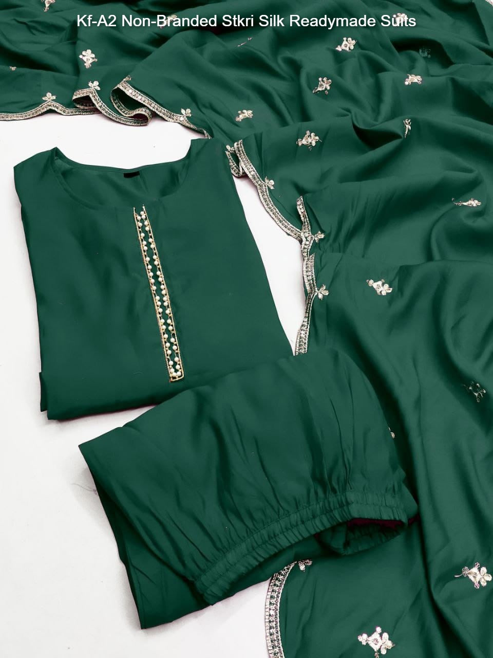 Kf-A2 Non-Branded Stkri Silk Readymade Suits