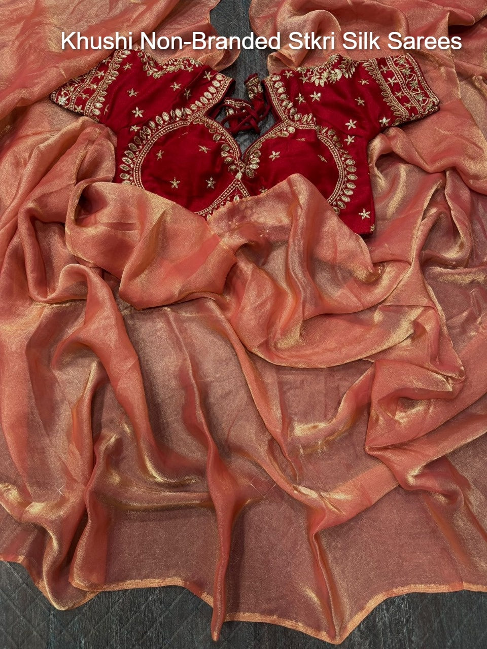 Khushi Non-Branded Stkri Silk Sarees