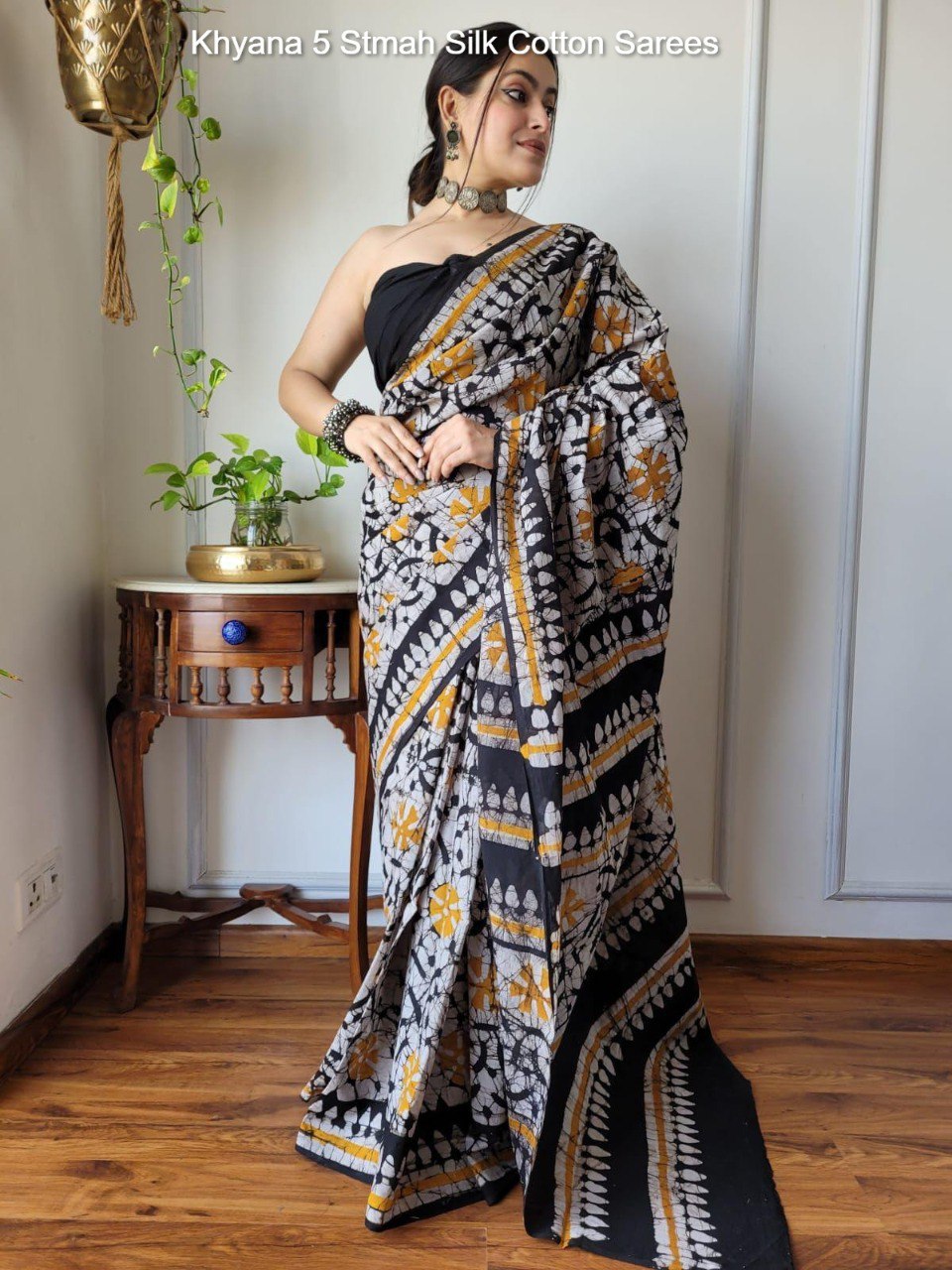 Khyana 5 Stmah Silk Cotton Sarees