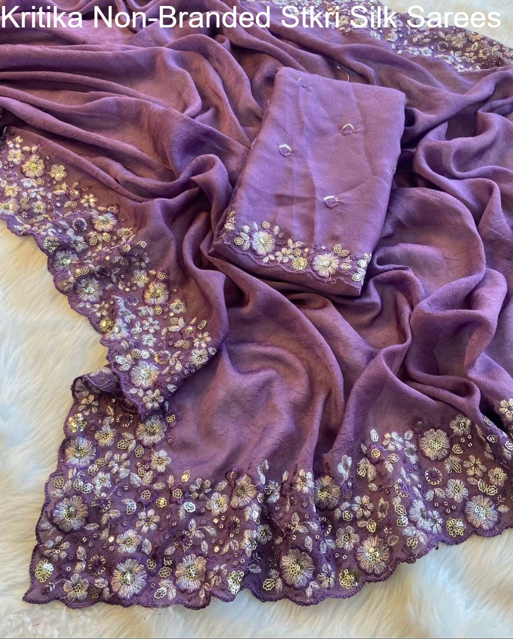 Kritika Non-Branded Stkri Silk Sarees