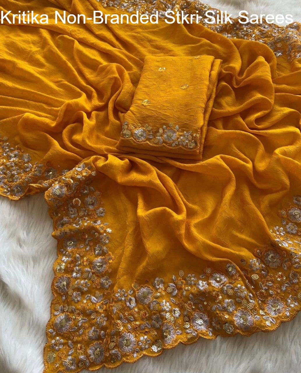Kritika Non-Branded Stkri Silk Sarees