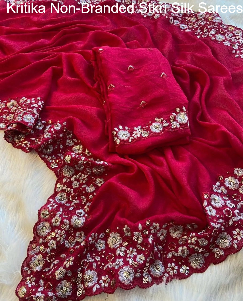 Kritika Non-Branded Stkri Silk Sarees