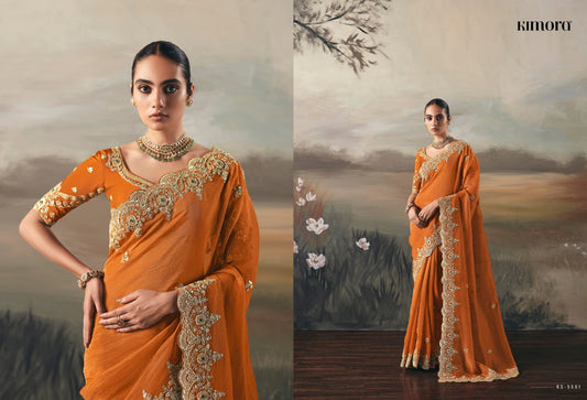 Ks-5561 Silsila Kimora Premium Sarees