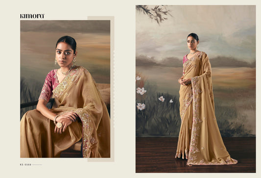 Ks-5566 Silsila Kimora Premium Sarees
