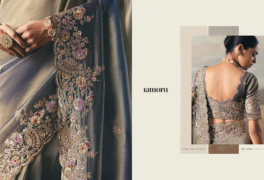 Ks-5567 Silsila Kimora Premium Sarees