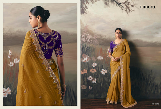 Ks-5570 Silsila Kimora Premium Sarees