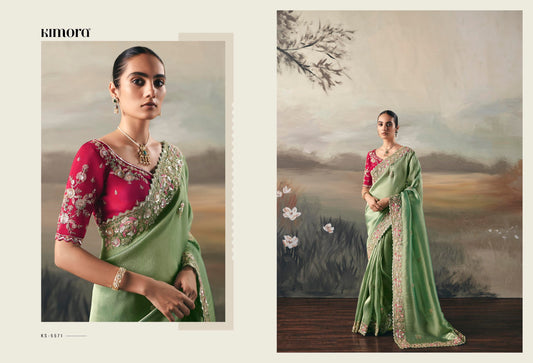 Ks-5571 Silsila Kimora Premium Sarees