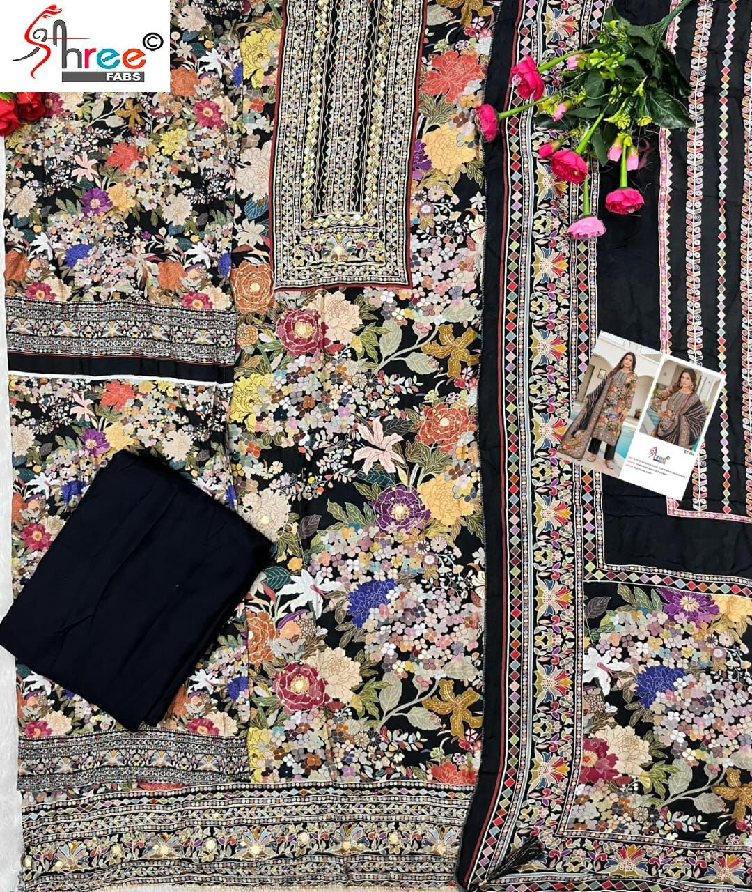 Kt-234 Shree Fabs Printed Karachi Unstitched Suits