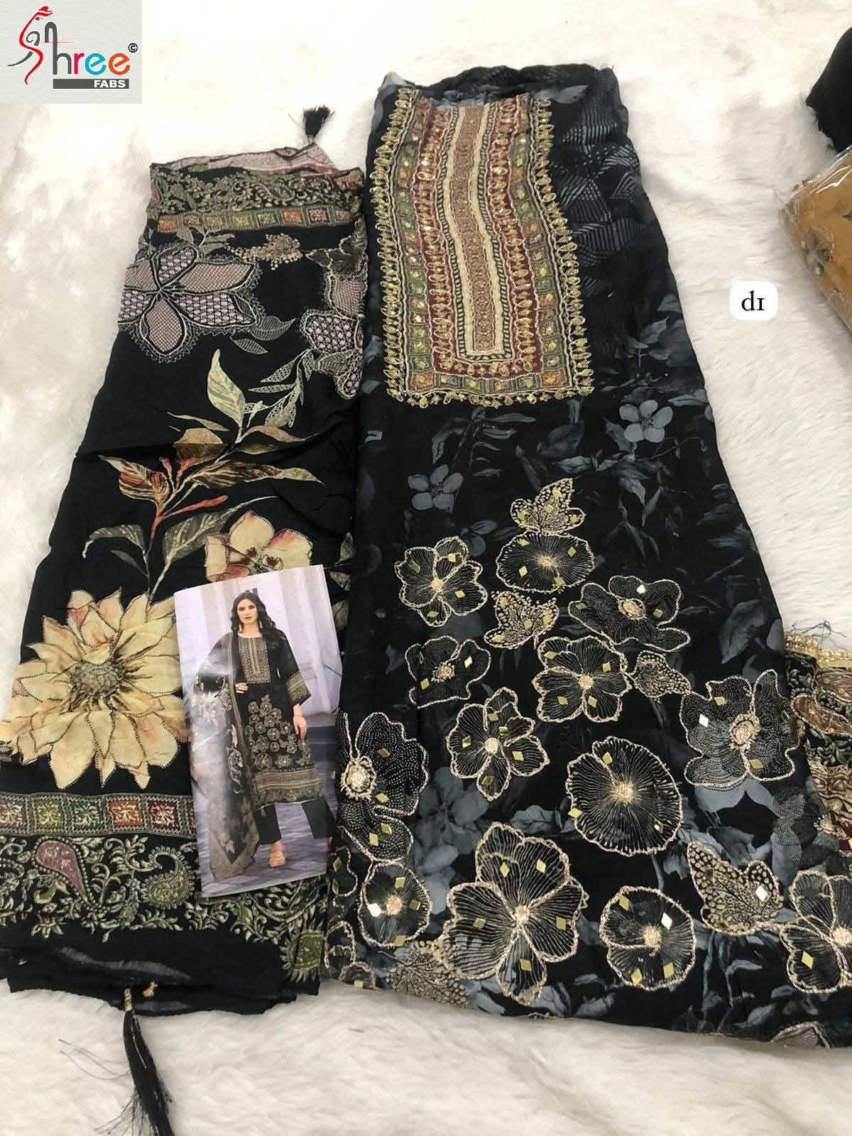 Kt-297-C Shree Fabs Pure Viscose Pakistani Salwar Suits