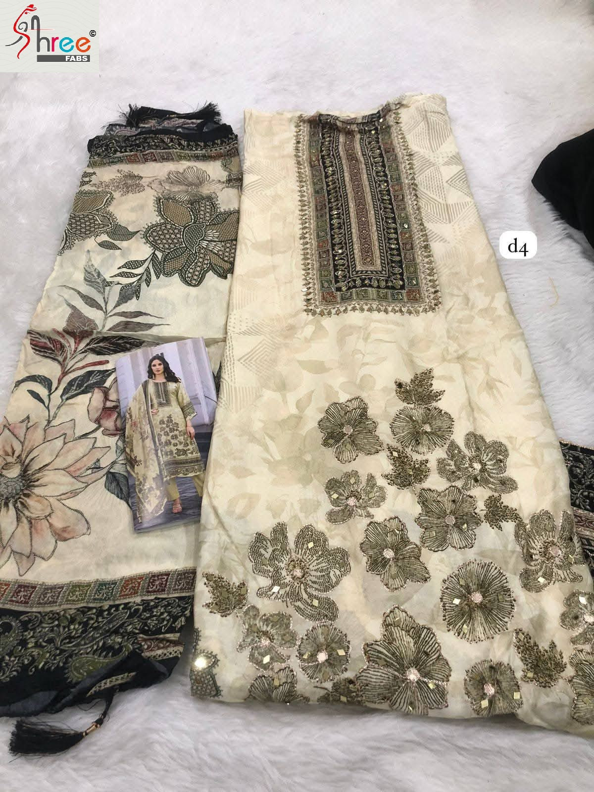 Kt-297-D Shree Fabs Pure Viscose Pakistani Salwar Suits