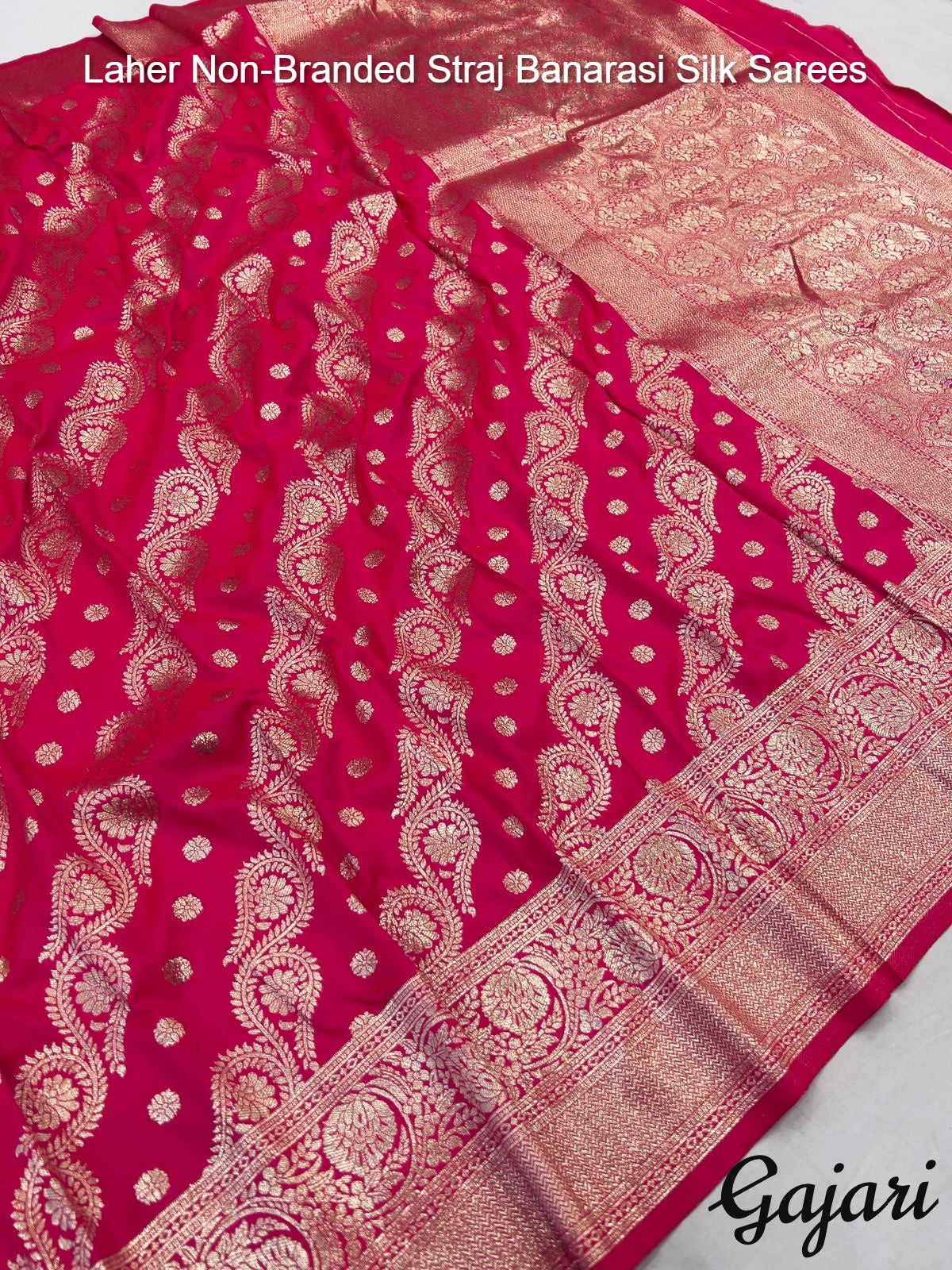 Laher Non-Branded Straj Banarasi Silk Sarees
