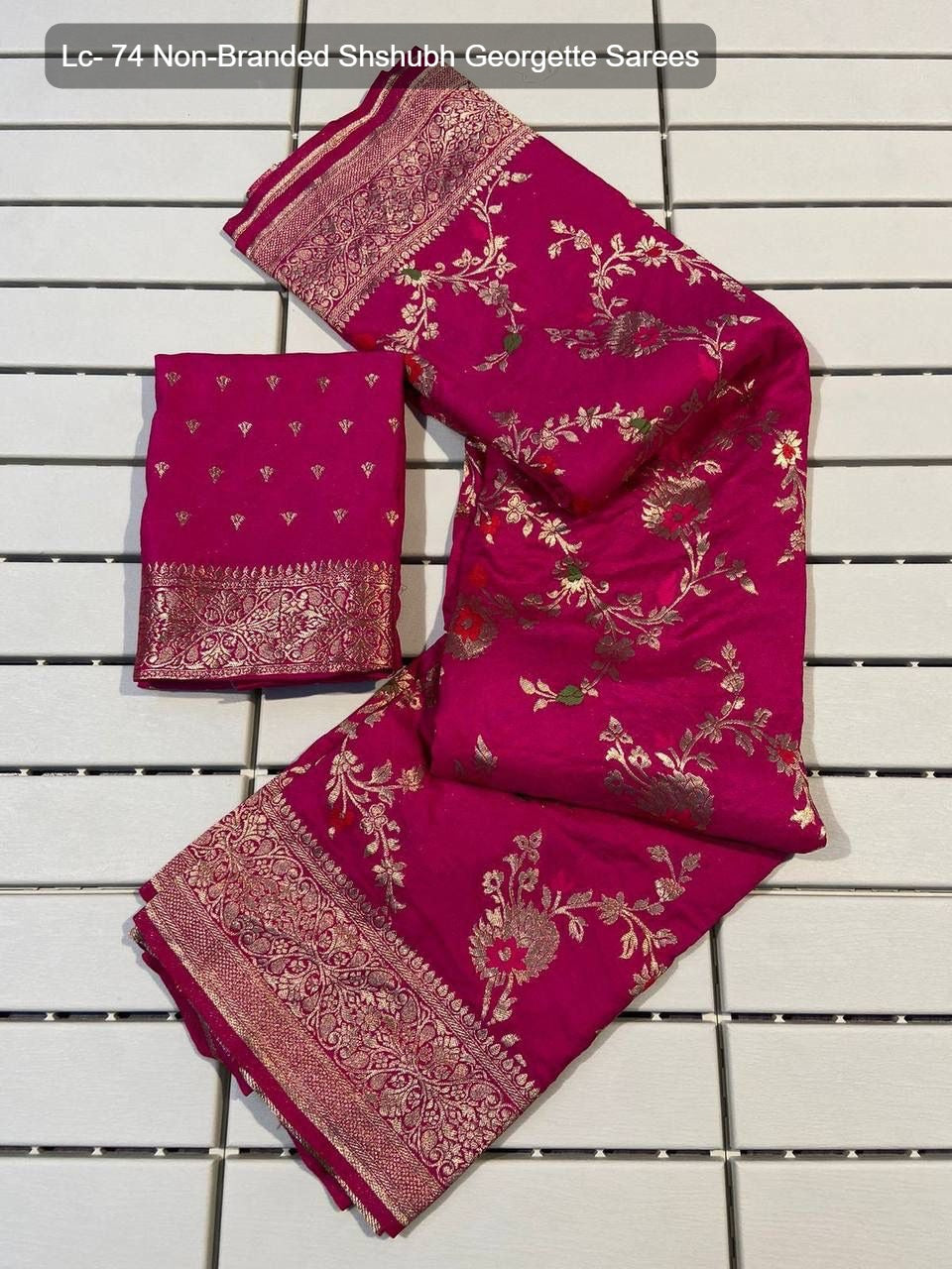 Lc- 74 Non-Branded Shshubh Georgette Sarees