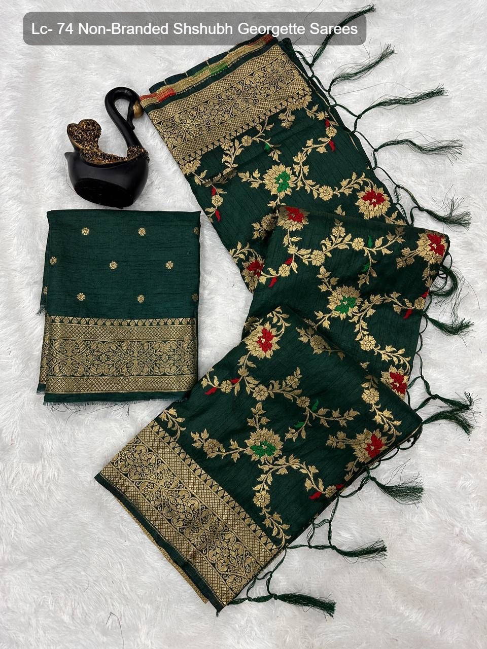 Lc- 74 Non-Branded Shshubh Georgette Sarees