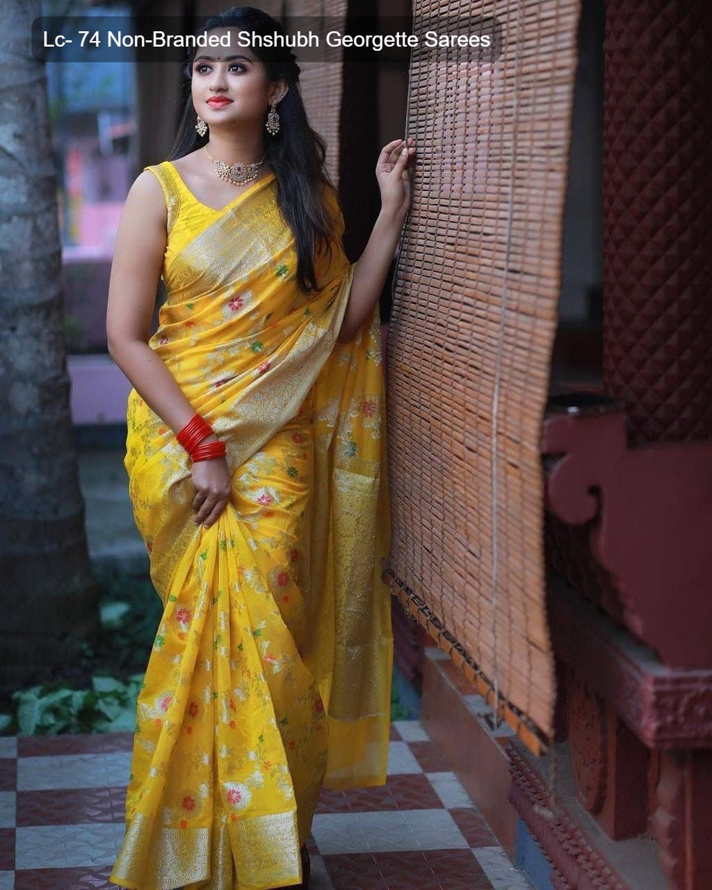 Lc- 74 Non-Branded Shshubh Georgette Sarees