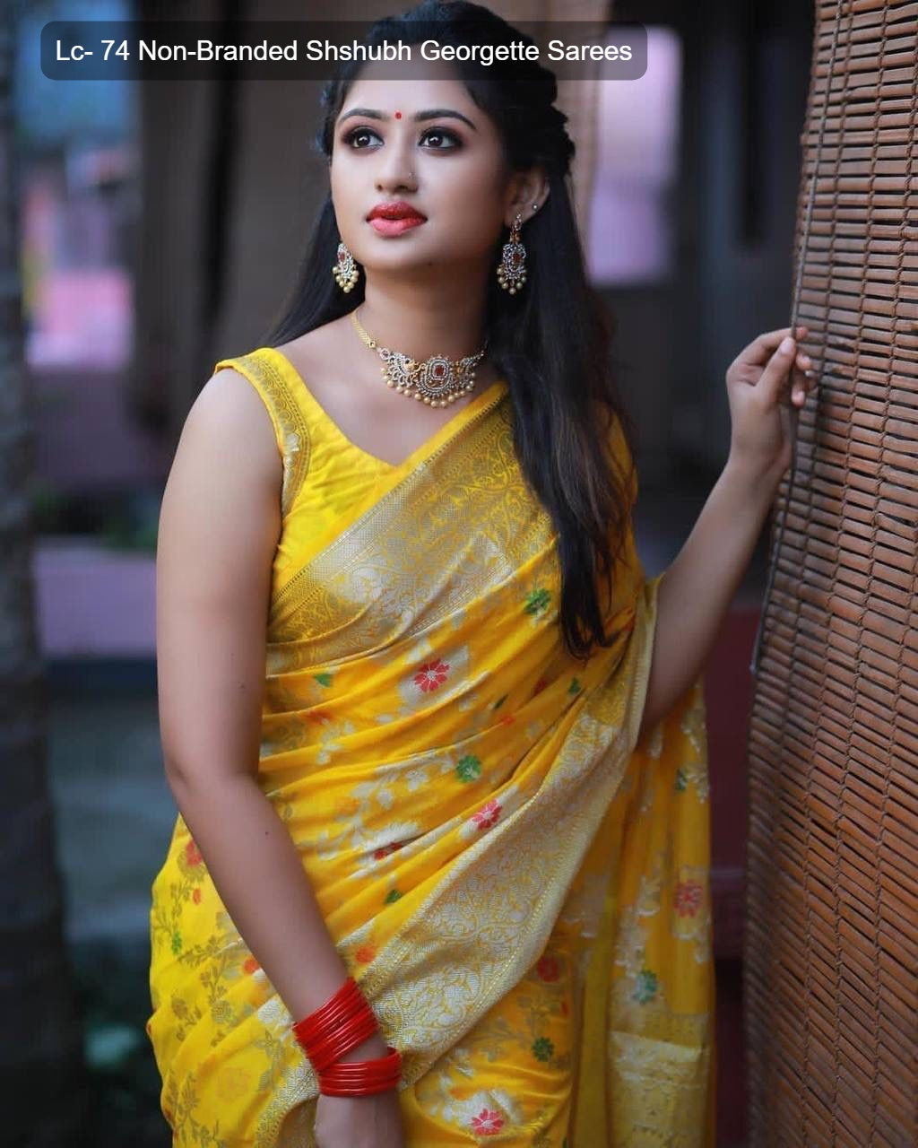 Lc- 74 Non-Branded Shshubh Georgette Sarees