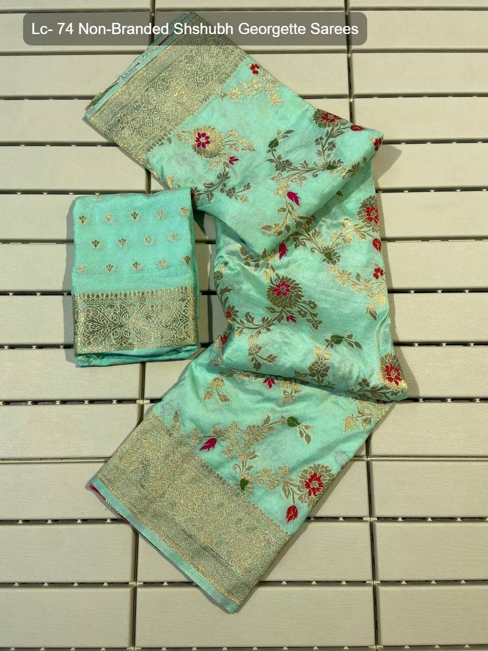 Lc- 74 Non-Branded Shshubh Georgette Sarees