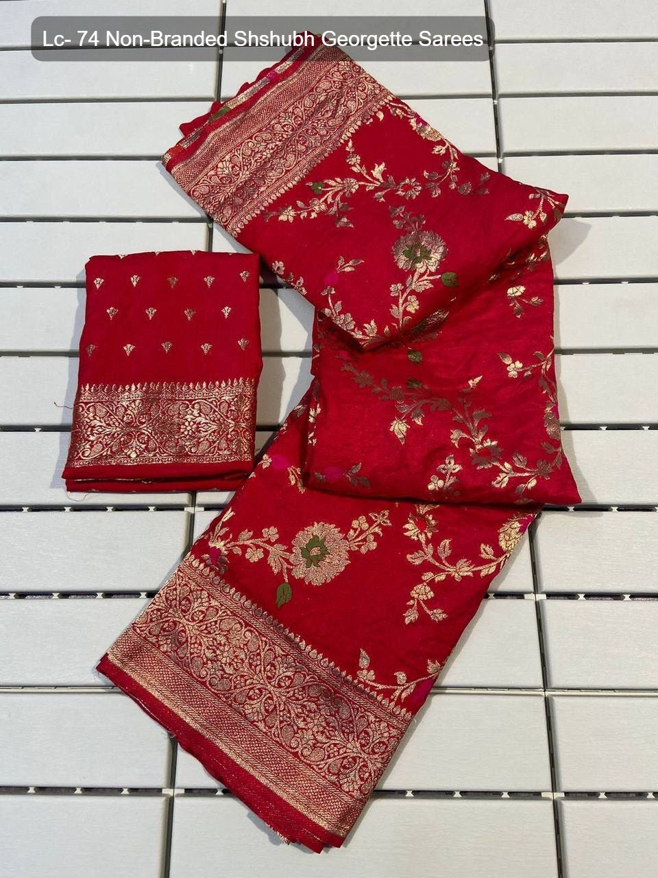 Lc- 74 Non-Branded Shshubh Georgette Sarees